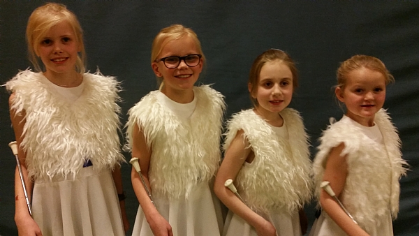 Eiril, Helene, Maren og Hege